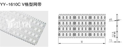 V格型網帶